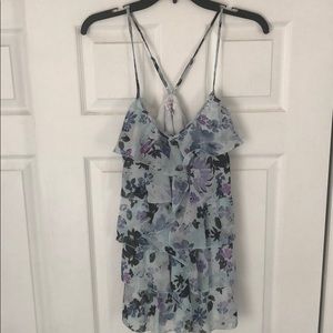 Candies ruffle spaghetti strap shirt